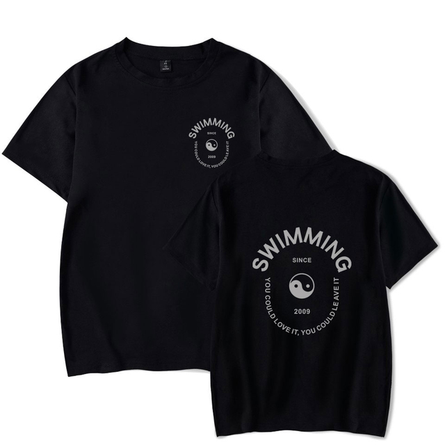 Mac Miller Swimming Tai Chi Print T-shirt  1